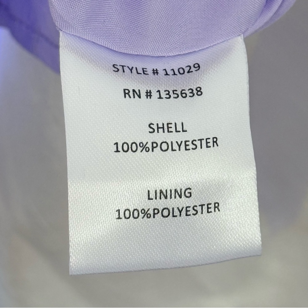 Hutch Rosewood Floral Strapless Gown Lavender Size 00 - Picture 5 of 6
